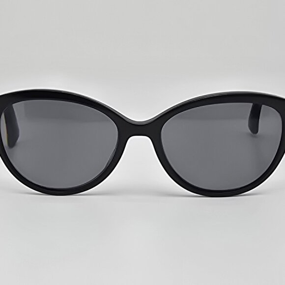 Bebe BB7216 001 Jet Black Rhinestone Cat Eye Eyeglasses Frame w/ Case 52-16-135 - Picture 2 of 15